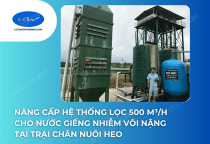 Nâng Cấp Hệ Thống Lọc 500 m³/h Cho Nước Giếng Nhiễm Vôi Nặng Tại Trại Chăn Nuôi Heo Ở Đắk Nông