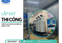 Lắp đặt thiết bị lọc nước ion kiềm tại quận 3, HCM – Lọc nước Việt Nhật chuyên nghiệp